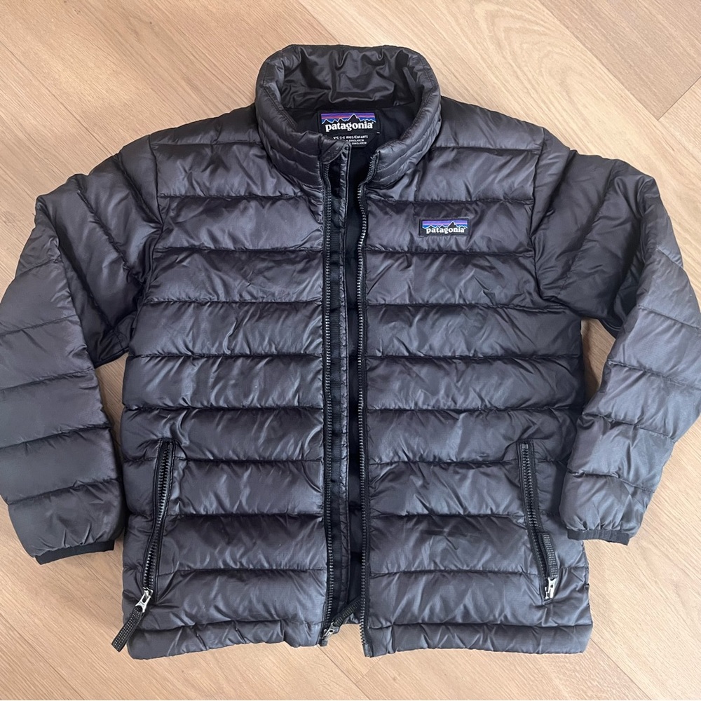 Patagonia Kids Down Sweater Jacket Black Size XS